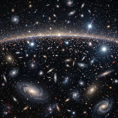 3D Space with Galaxies and Quasars - Explore the Universe