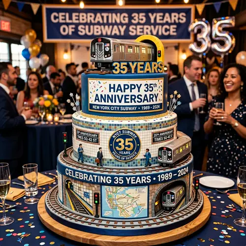 Subway 35th Anniversary Cake
