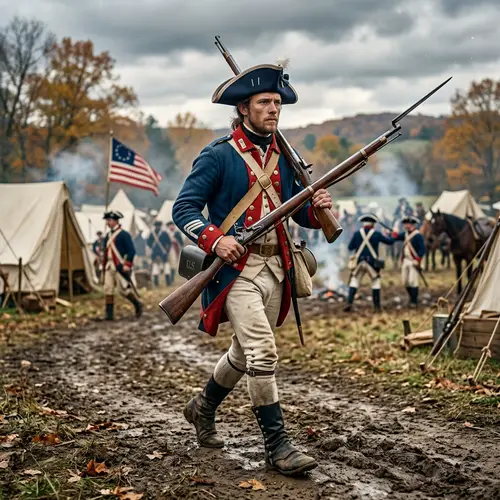 Colonial Soldier from the Revolutionary War