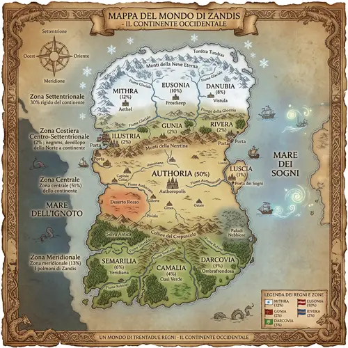 Mondo di Zandis: Explore a Unique Fantasy World