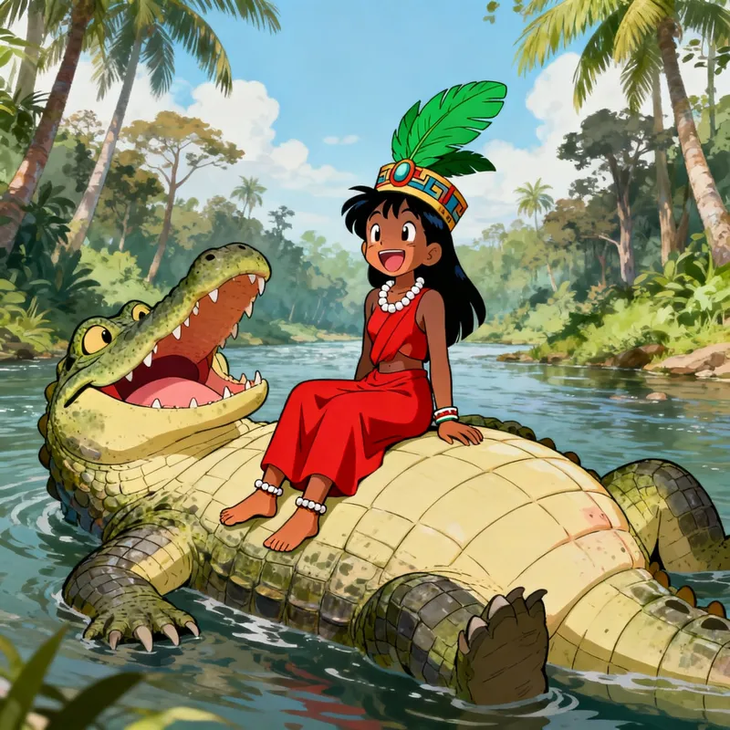 Tick Tock the Giant Crocodile - Jungle Adventure