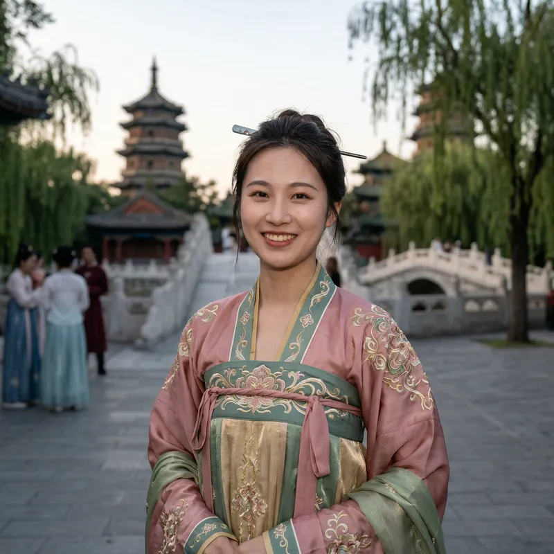 Modern Hanfu in Ancient China - Timeless Elegance