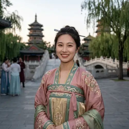 Modern Hanfu in Ancient China - Timeless Elegance