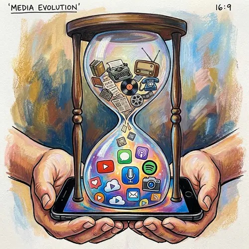Transforming Media: From Old to New in an Hourglass