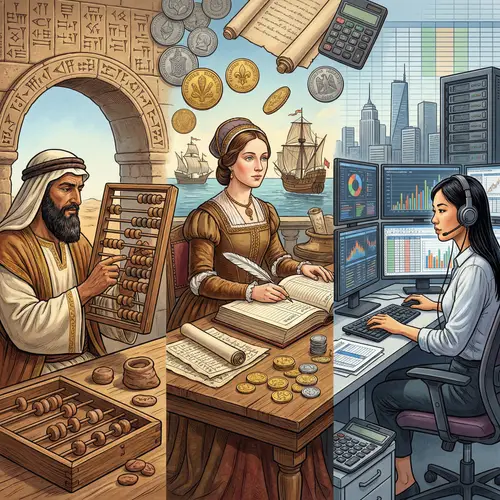 History of Accounting across Eras Illustrated