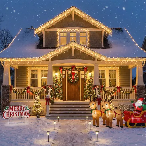 Stunning Christmas Exterior Decorations Ideas