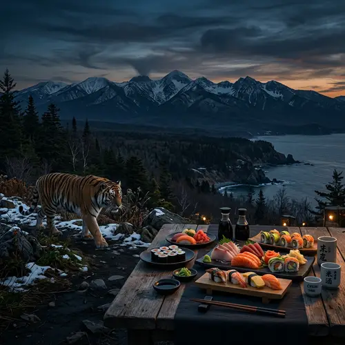 Russian Far East Mountains & Japanese Cuisine with Tiger