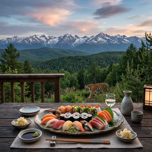 Mountain View Japanese Cuisine: Sushi & Tiger in Russian Far East