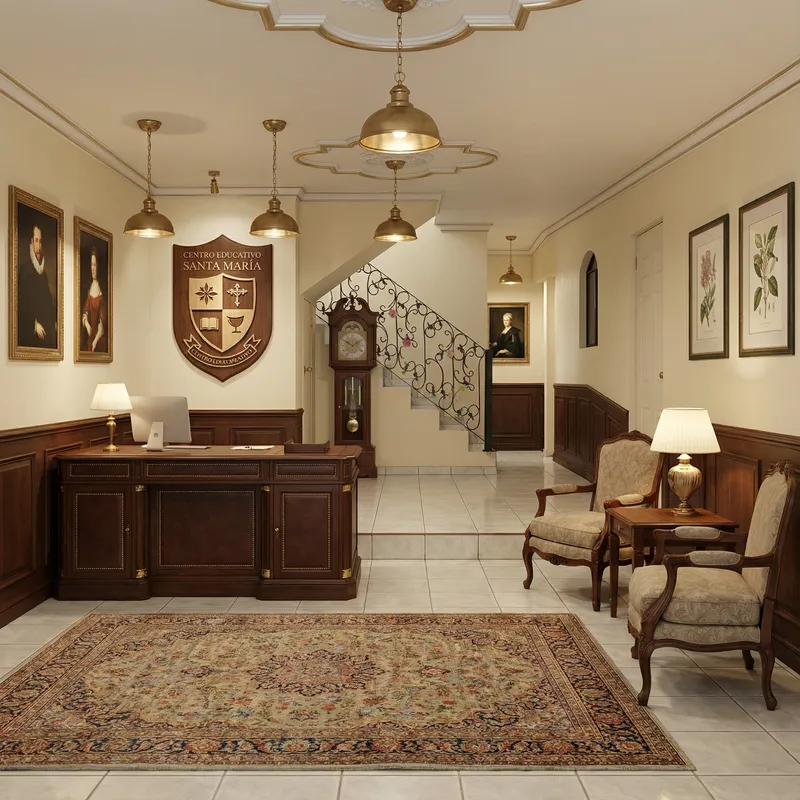 Classic Reception Design for Educational Centers