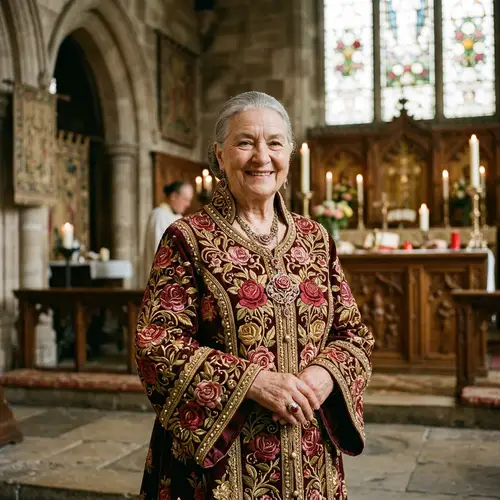 Wise High Priestess with Graceful Robe