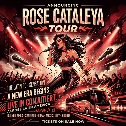 New Rose Cataleya Tour: Latin American Female Pop Artist