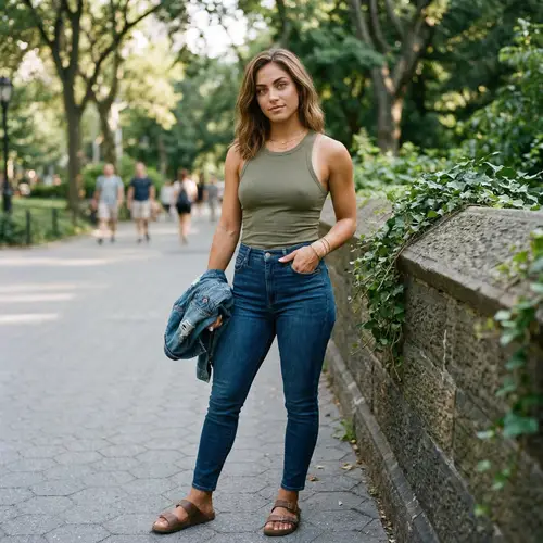 Stunning 24-Year-Old Tan Girl with Hazel Eyes