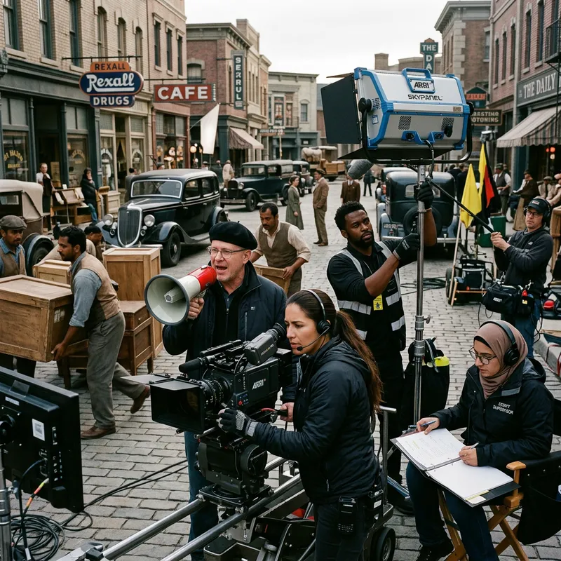 Diverse Hollywood Film Set Team | Behind the Scenes