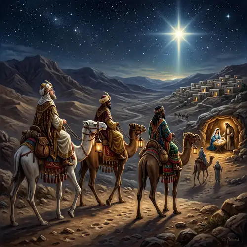 Journey of the Magi to Bethlehem: The Wonder Star Leads the Way