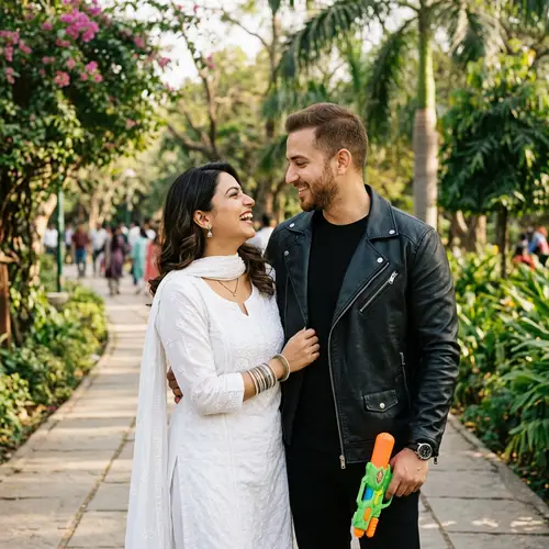 Indian Couple in Love | Romantic Scene Captured