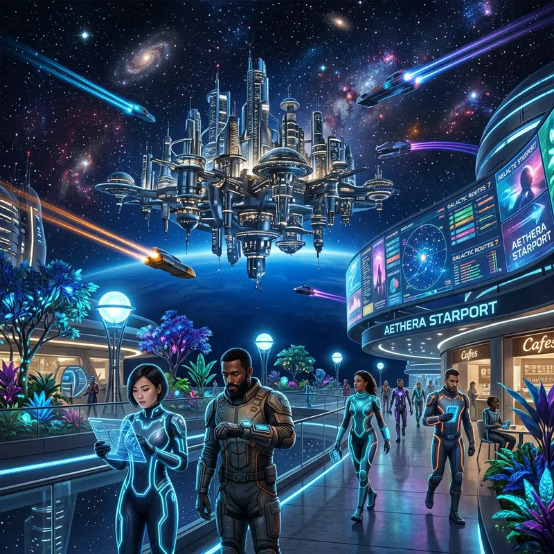 PRASA: Futuristic Sci-Fi Cityscape Imagery