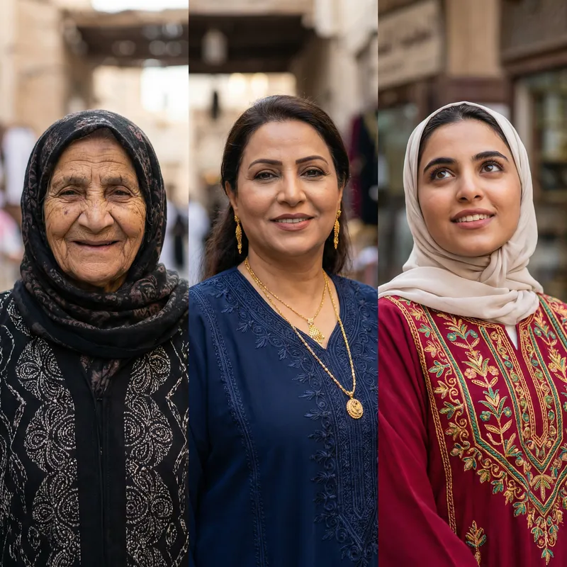 Saudi Women: Timeless Beauty Captured in Full-Frame Portraits