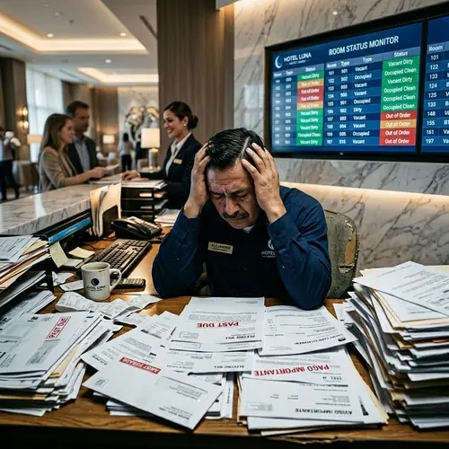 Financial Stress: Hotel Employee Drowning in Unpaid Bills