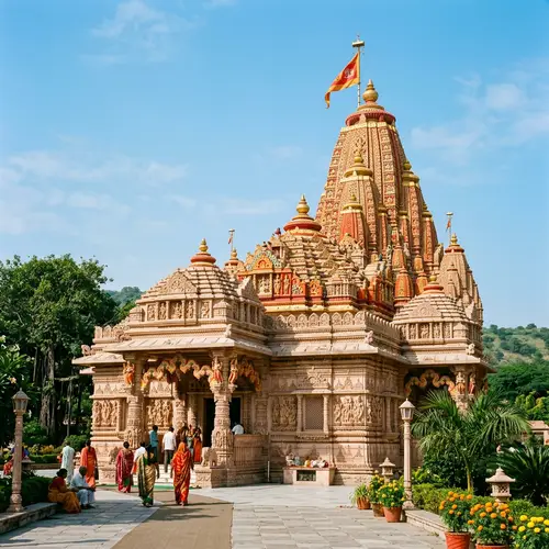 Ambe Mataji Temple - Unique Architectural Style | Serene Surroundings