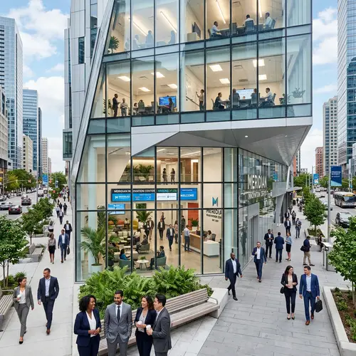 Contemporary Business Center | Thriving Business District
