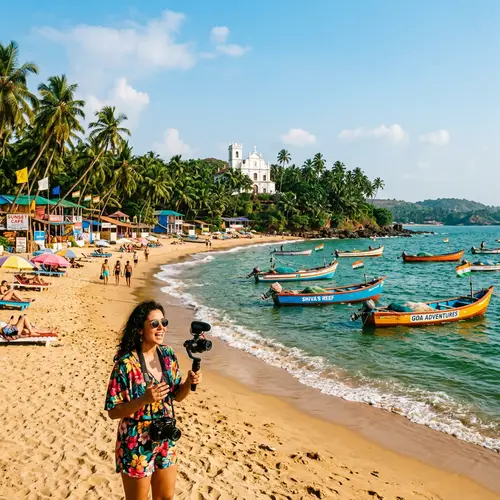 Goa, India: Tropical Paradise - Beaches, Coconut Trees, and Fishing Boats