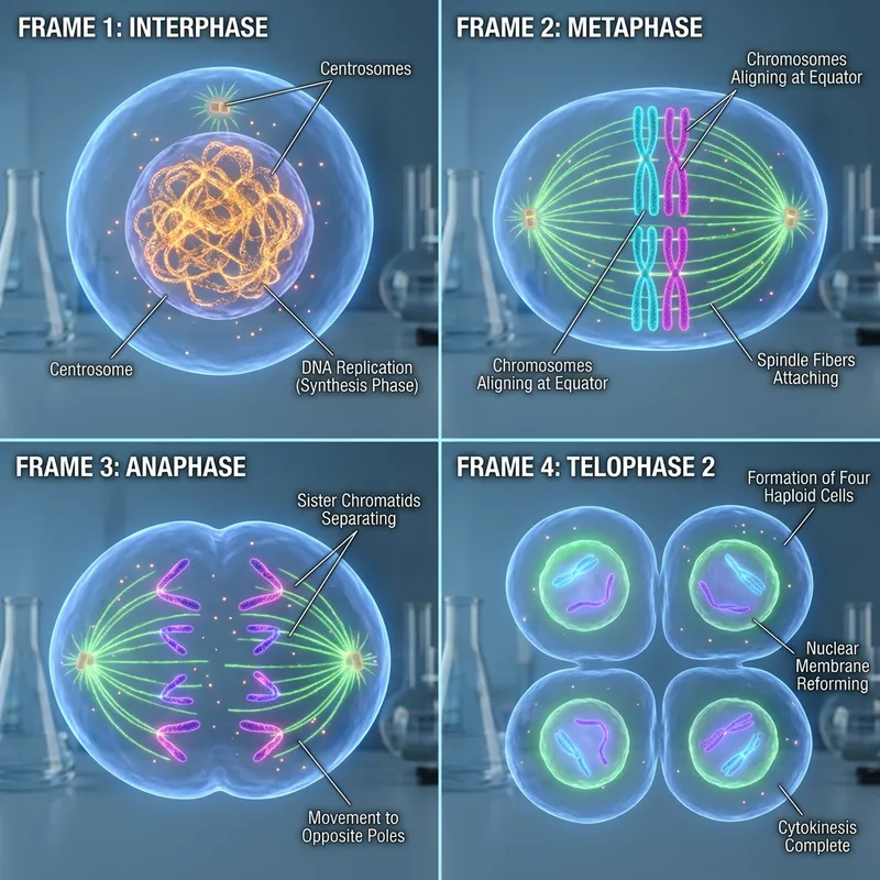 Mayosis Process from Interphase to Telophase 2 Explained