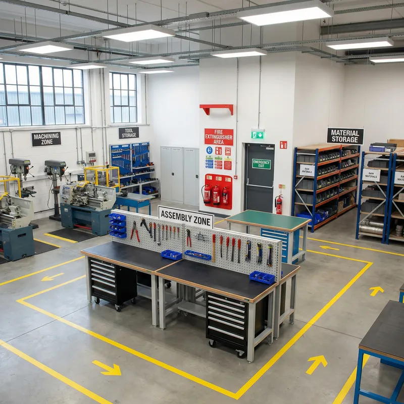 Complete Vintage Workshop Layout Design Guide