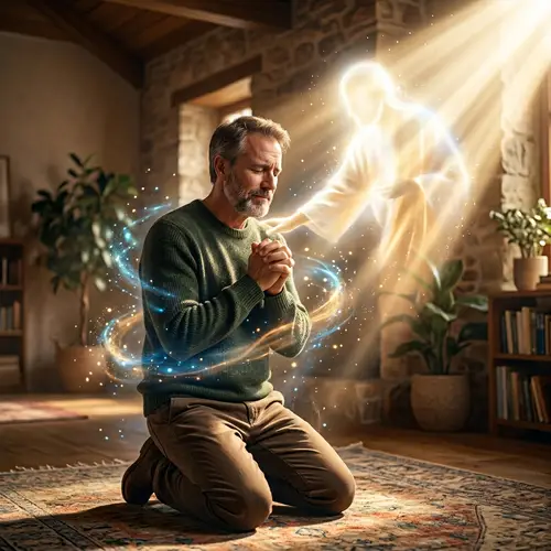 Transformation of Sorrow to Joy: Inspiring Spiritual Scene