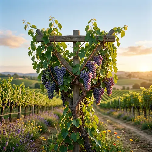Vineyard Scene: Prosperity and Abundance | Spiritual Nourishment