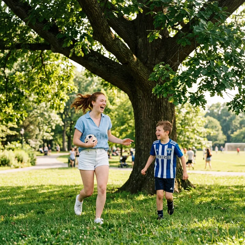 Fun Moments: Hot Girl with Brother in the Park