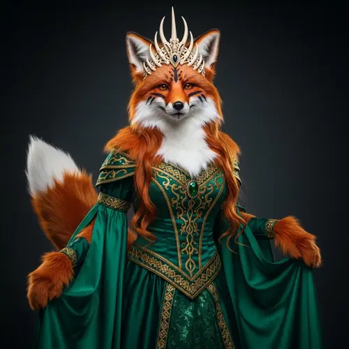 Artistic Women's Fox Costume