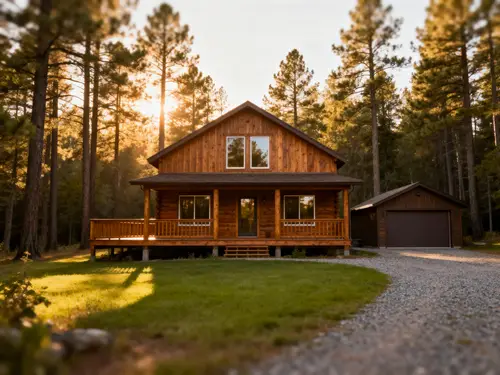 Charming Two-Story Cabin in the Woods