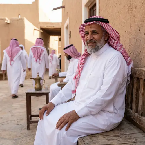 Saudi Arabia Traditional Thobe and Shomag