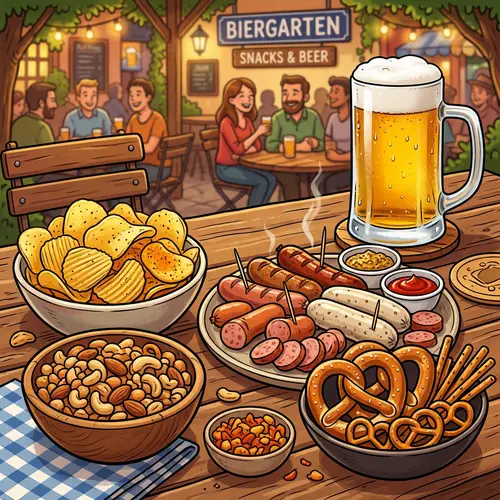 Beer Snacks: Nuts, Chips, Pretzels & Sausages Pairings