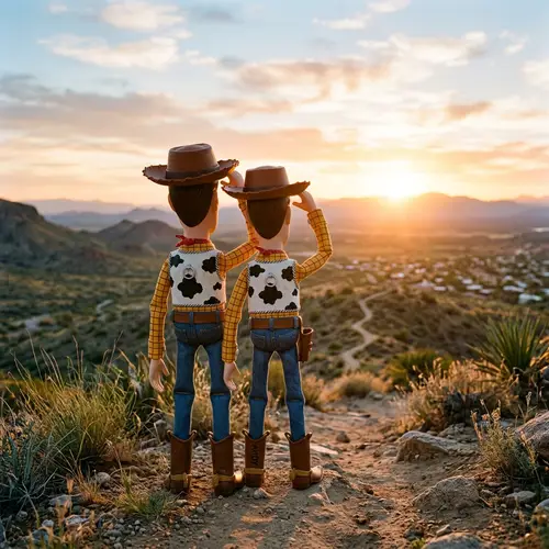 Woody from Toy Story: Looking Towards the Horizon