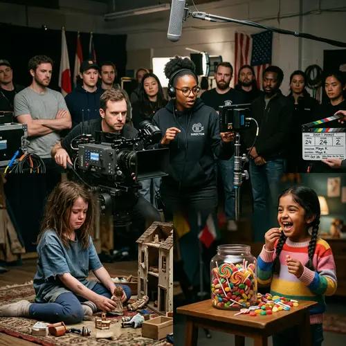 Capturing Intense Emotions: Young Girl, Female Director, and Candy Delight