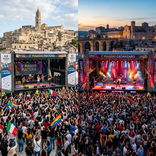 Vibrant May Day Concert in Matera and Catanzaro