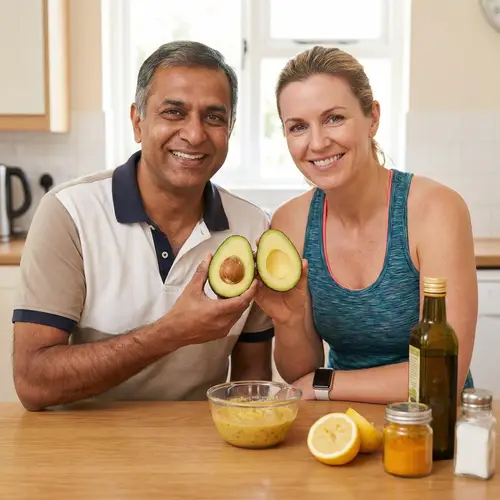 Healthy Avocado Recipe with Lemon and Turmeric