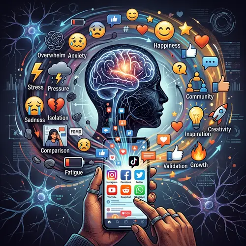 Influence of Social Media on Mental Health: Positive & Negative Impacts