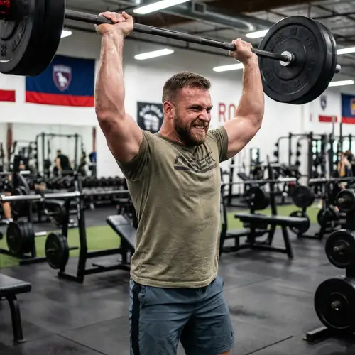 Hombre Musculoso: Strength & Fitness in Action