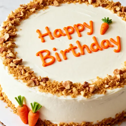 Delicious White Carrot Cake for Birthdays