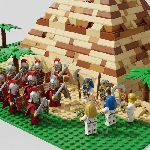 LEGO Pyramid Battle: Romans vs Egyptians