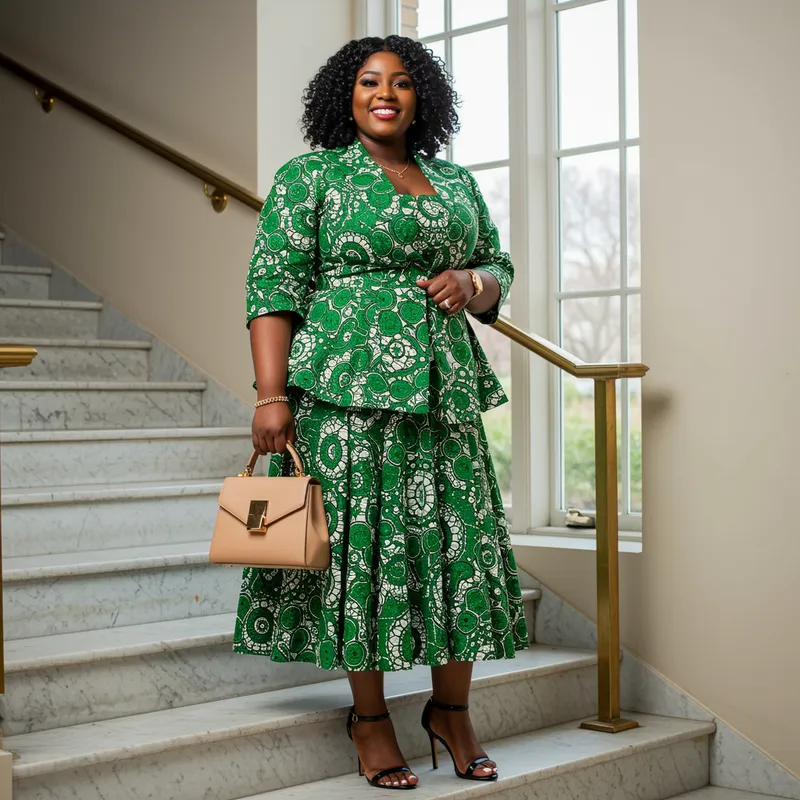 Stylish Plus Size Ankara Outfit for Every Occasion