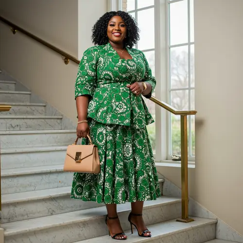 Stylish Plus Size Ankara Outfit for Every Occasion