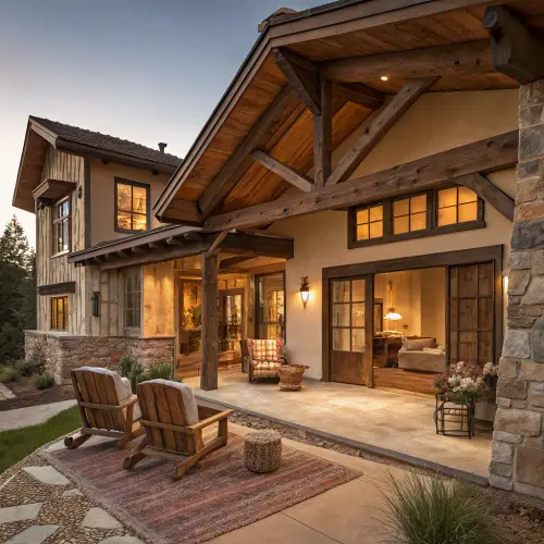 Rustic Style House Exterior Transformation