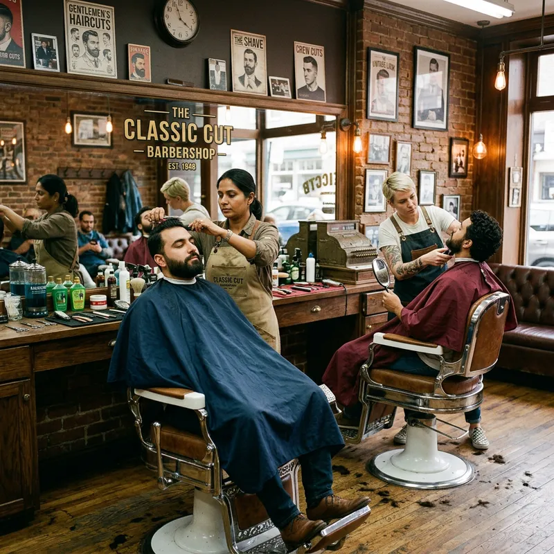 Barbershop Services: Classic Cuts & Traditional Styling