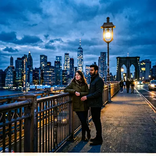 Twilight Bridge Romance in City | Beautiful Dusk Scene