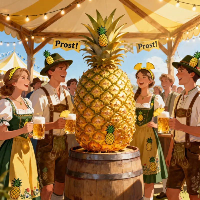 Pineapple Oktoberfest Celebration Ideas