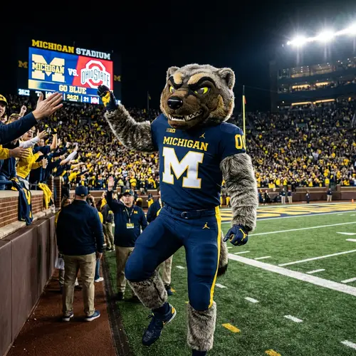 Michigan Wolverines Mascot - Spirit of the Team