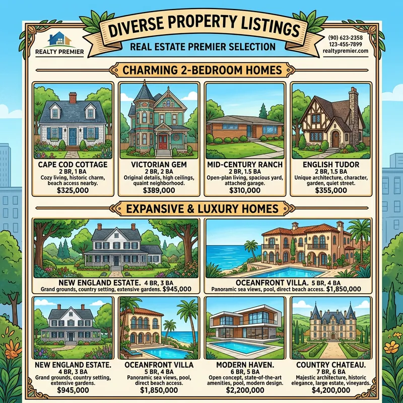 Discover 8 Property Listings | Houses in Cape Cod, Victorian, Ranch, Tudor Styles